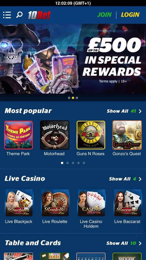 10bet Casino App