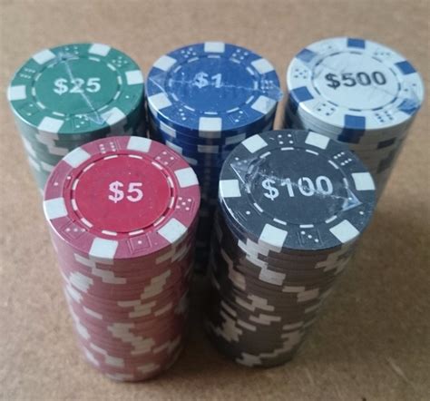 25000 Denominacao Fichas De Poker