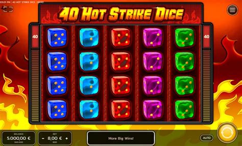 40 Hot Strike Dice Leovegas