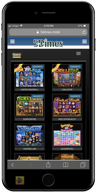 5dimes Casino Mobile