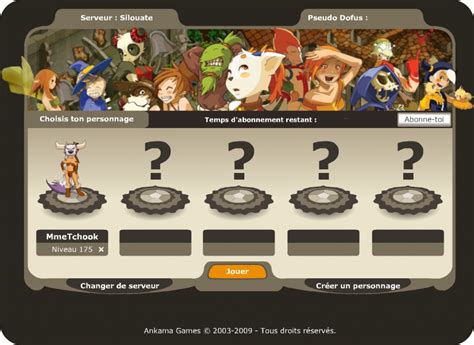 6 Slots De Dofus