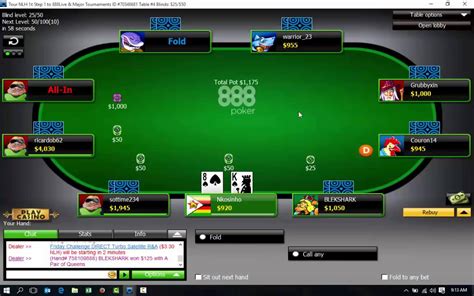 888 Poker Automatico Do Banco De Tempo