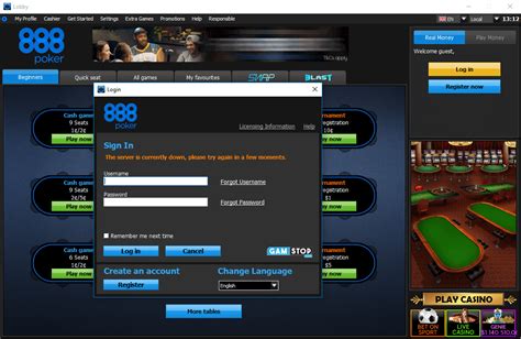 888 Poker Login Reino Unido