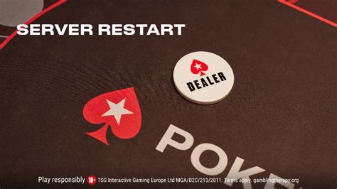 A Pokerstars Agenda De Servidor Reiniciar