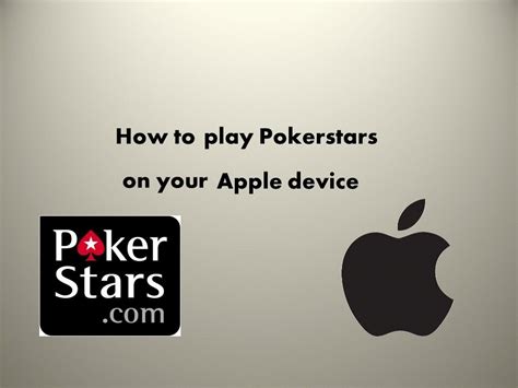 A Pokerstars Ipad Australia