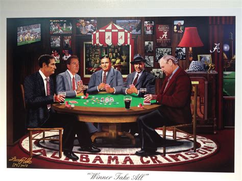 Alabama Crimson Tide Mesa De Poker