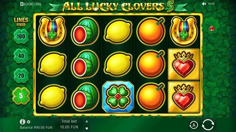 All Lucky Clovers Bet365