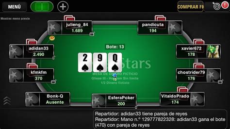 App Pokerstars Fichas Gratis