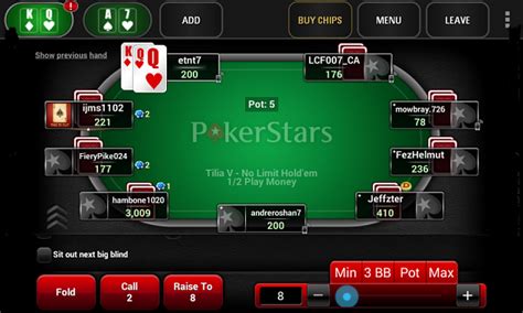 App Pokerstars Mobile Para Blackberry