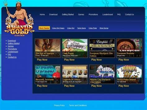 Atlantis Gold Codigos De Bonus De Casino Online