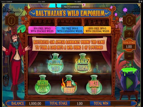 Balthazar S Wild Emporium 888 Casino