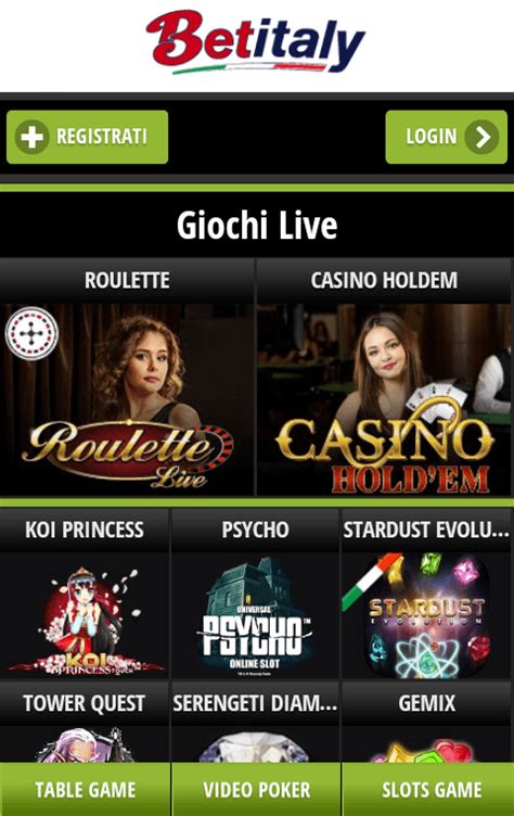 Betitaly Casino Login