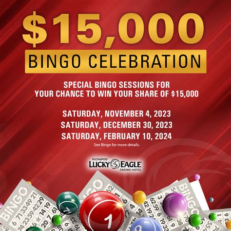 Bingo Kickapoo Sorte Eagle Casino