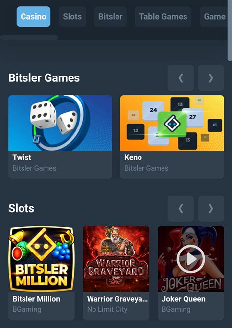 Bitsler Casino App