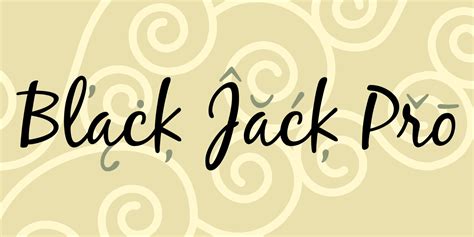 Black Jack Tipo De Letra