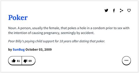 Bolso Poker Urban Dictionary