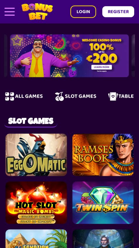 Bonusbet Casino App