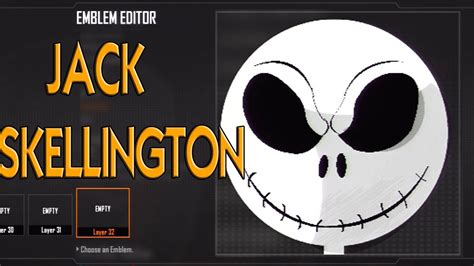 Call Of Duty Black Ops 2 Jack Skellington Emblema