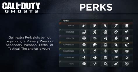 Call Of Duty Ghosts Perk Slots