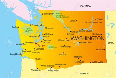 Casino Do Estado De Washington Mapa