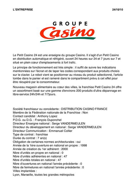 Casino Ficha Entreprise