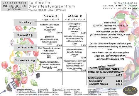 Casino Kantine Magdeburg Speiseplan