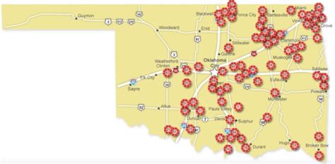 Casinos Em Oklahoma Mapa
