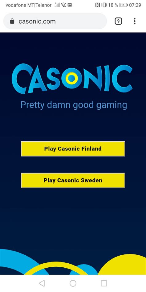 Casonic Casino Mobile