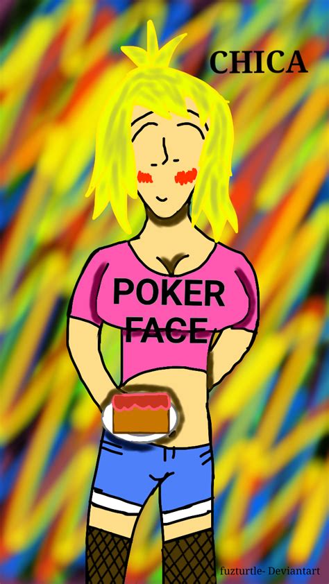 Chica Poker Face