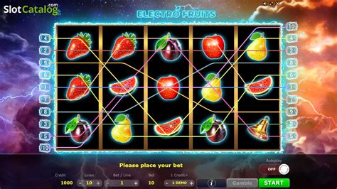 Electro Fruits Slot - Play Online
