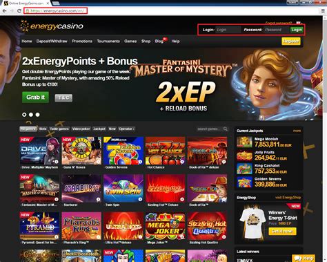 Energy Casino Login