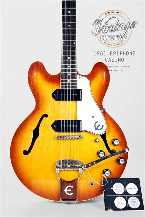 Epiphone 1961 Casino Reemissao De Revisao