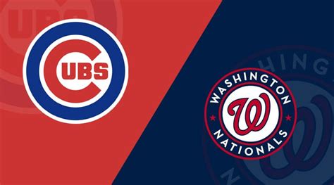 Estadisticas de jugadores de partidos de Chicago Cubs vs Washington Nationals