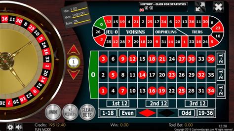 European Roulette 2d Advanced Netbet