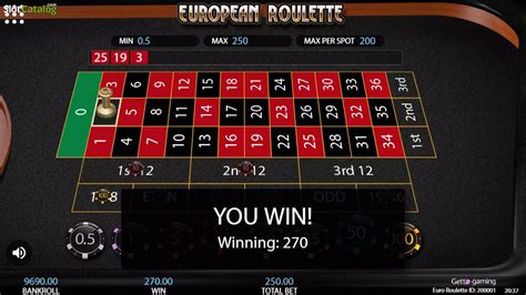 European Roulette Getta Gaming Bet365