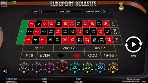 European Roulette Getta Gaming Betano