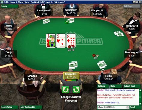 Everest Poker De Dinheiro Ficticio