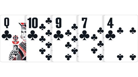 Faz Quatro De Um Tipo Bater Um Straight Flush No Poker