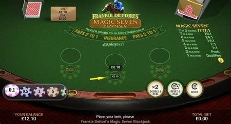 Frankie Dettori S Magic Seven Blackjack Bet365
