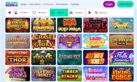 Free Spirit Bingo Casino Review