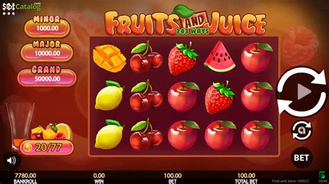 Fruits And Juice 243 Ways 888 Casino