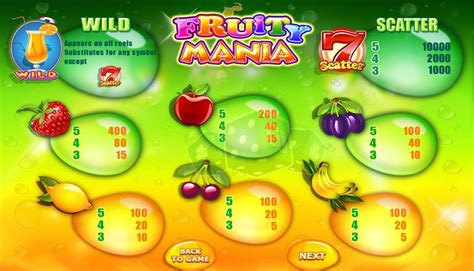 Fruity Mania Bet365