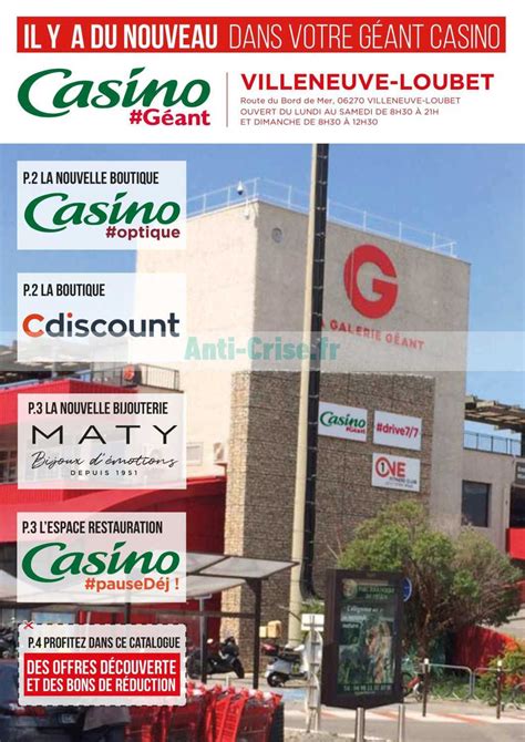 Geant Casino Villeneuve Loubet Catalogo