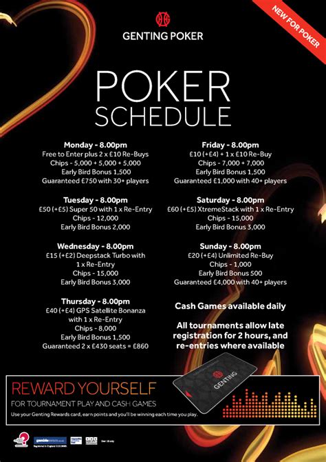 Genting Sheffield Poker League