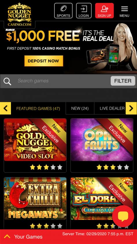 Golden Nugget Casino Online Promo
