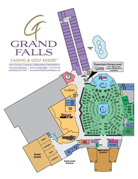 Grand Falls Casino Mapa
