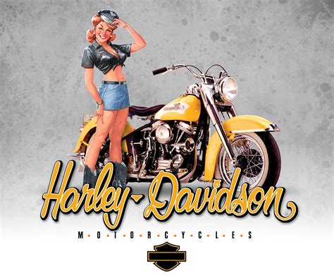 Harley Davidson Pin Up Fichas De Poker