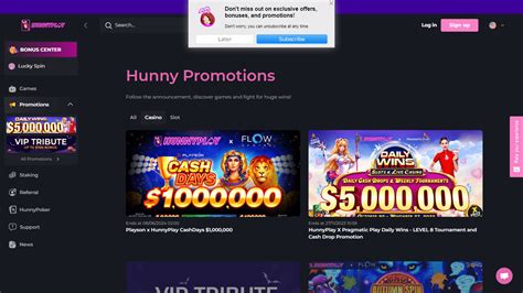 Hunnyplay Casino App