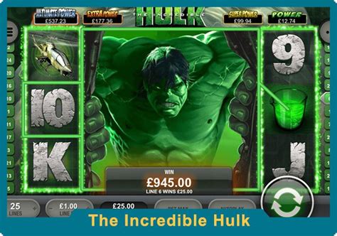 Incrivel Hulk Slots De Casino