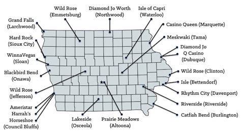 Iowa Indian Casino Mapa